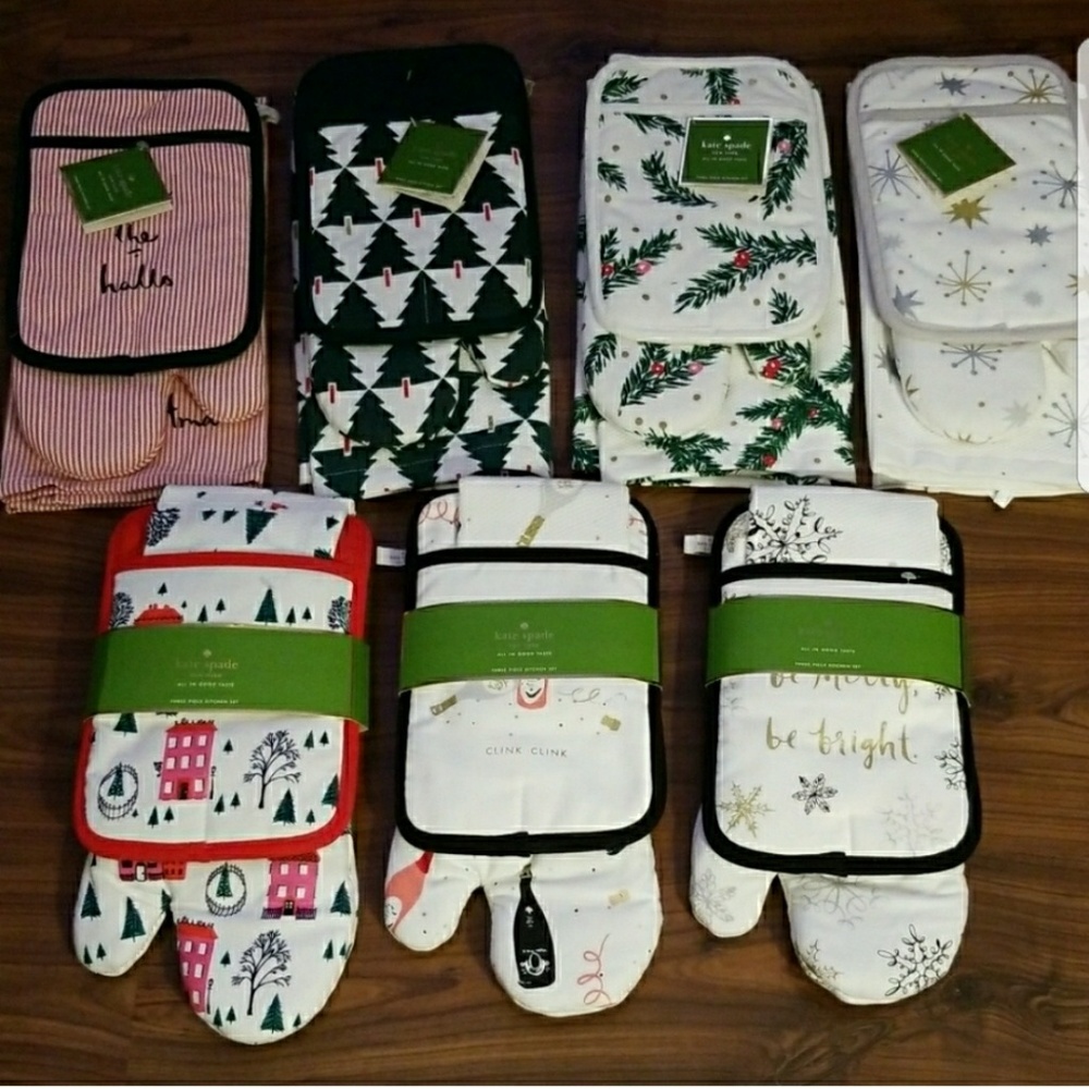 Kate spade Holiday kitchen set - Picture 1 of 4